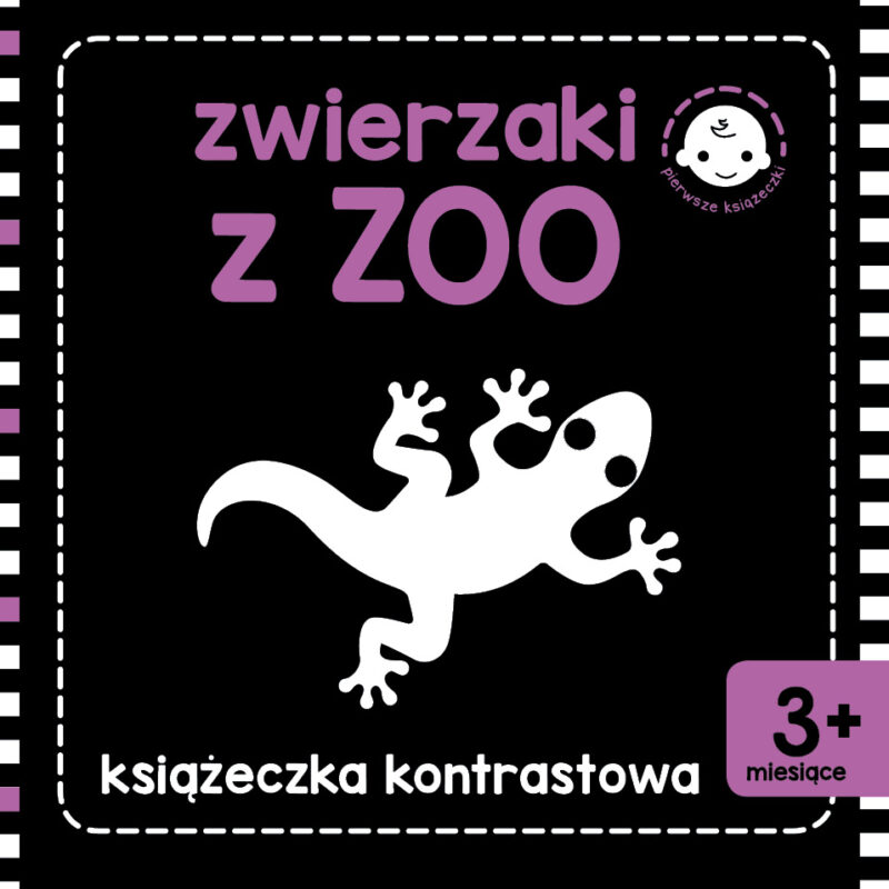 Zwierzaki z zoo książeczka kontrastowa