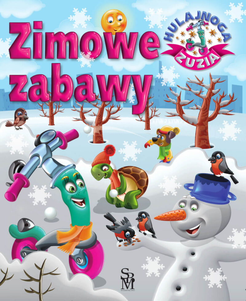 Zimowe zabawy. Hulajnoga Zuzia