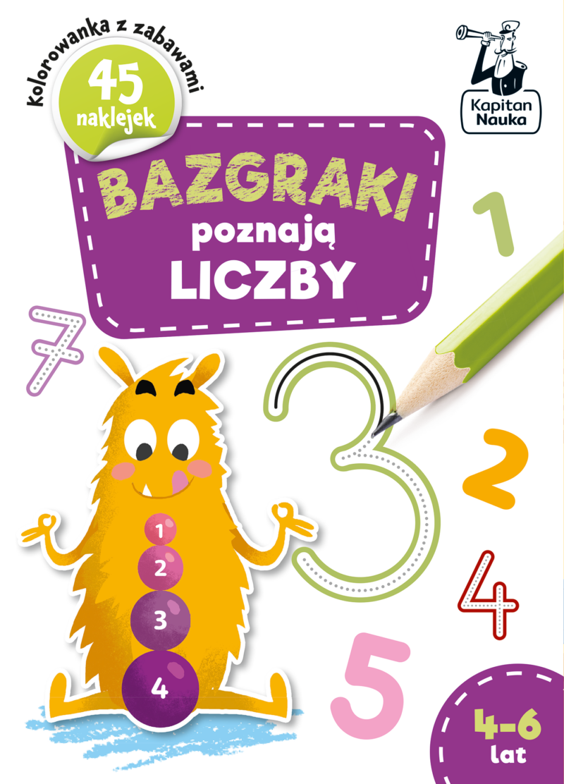 Bazgraki poznają LICZBY 4-6 lat. Bazgraki