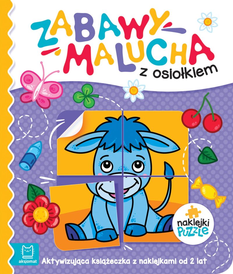 Zabawy malucha z osiołkiem. Zabawy malucha