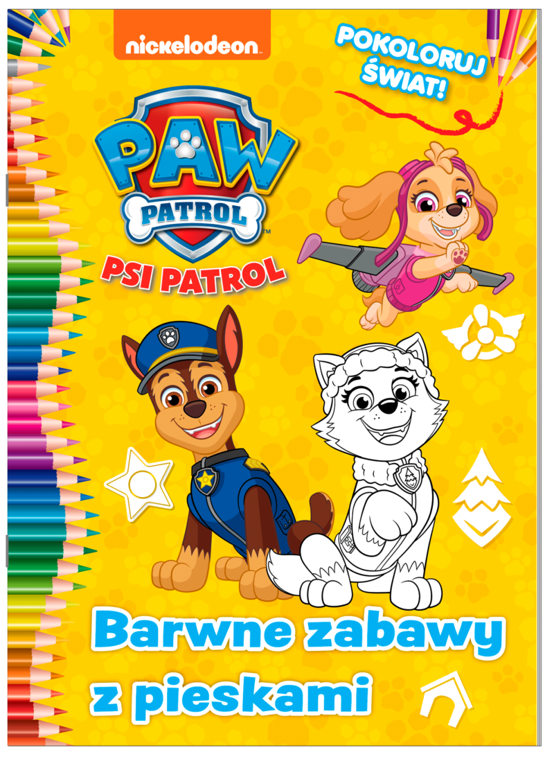 Barwne zabawy z pieskami. Psi Patrol. Część 4. Pokoloruj świat