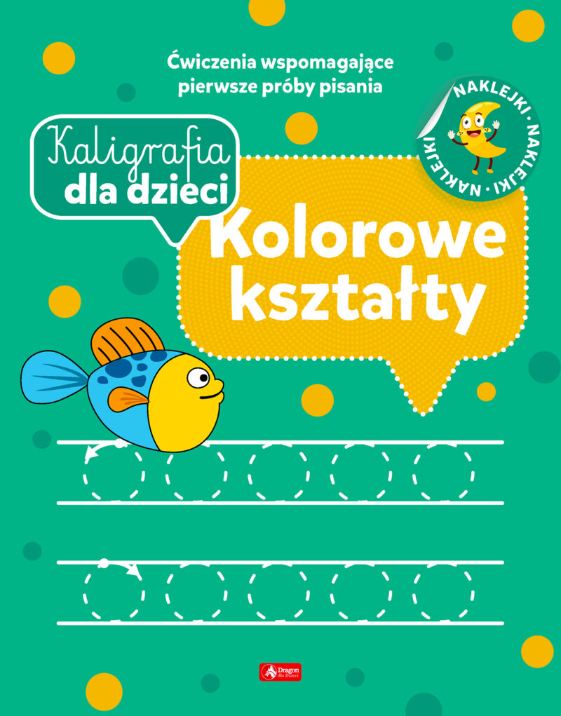 Kaligrafia dla dzieci. Kolorowe kształty