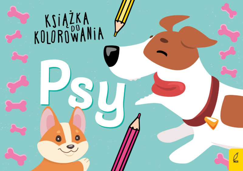 Psy. Książka do kolorowania