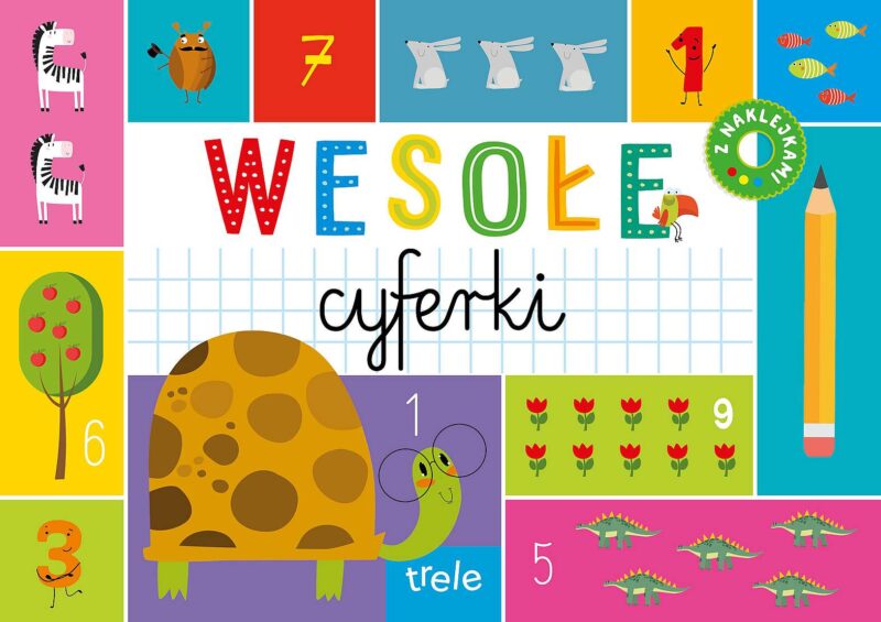 Wesołe cyferki. Blok z tekturą