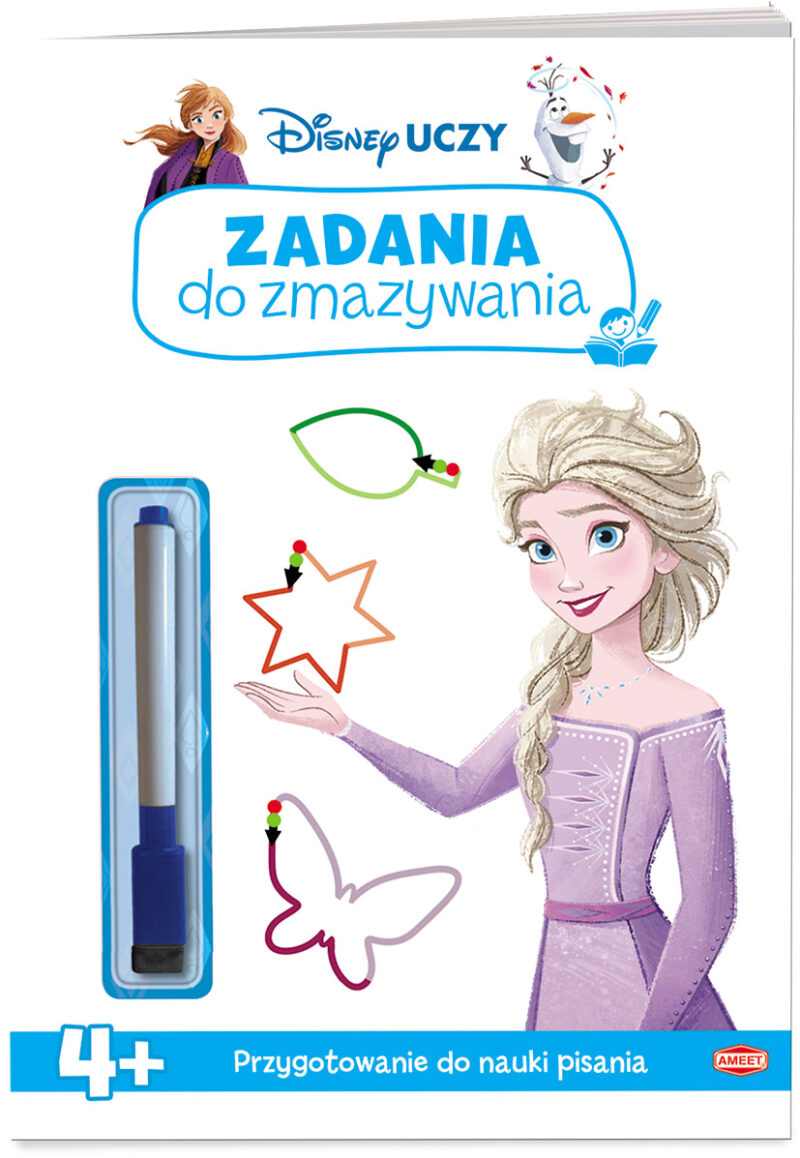 Disney uczy Kraina Lodu 2 Zadania do zmazywania UPTC-9304