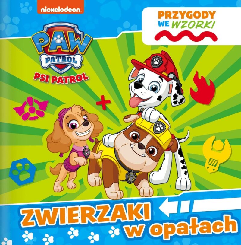 Zwierzaki w opałach. Psi Patrol. Przygody we wzorki