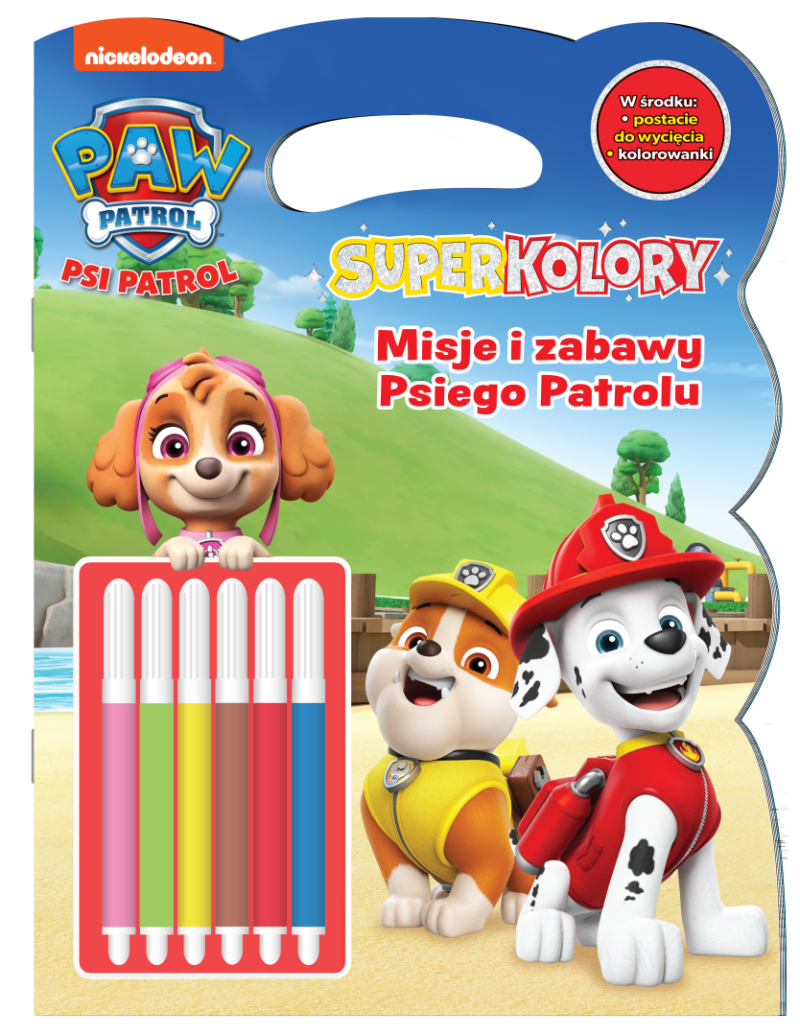 Misje i zabawy Psiego Patrolu. Psi Patrol. SuperKolory