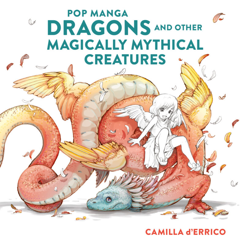 Pop manga dragons and other magically mythical creatures