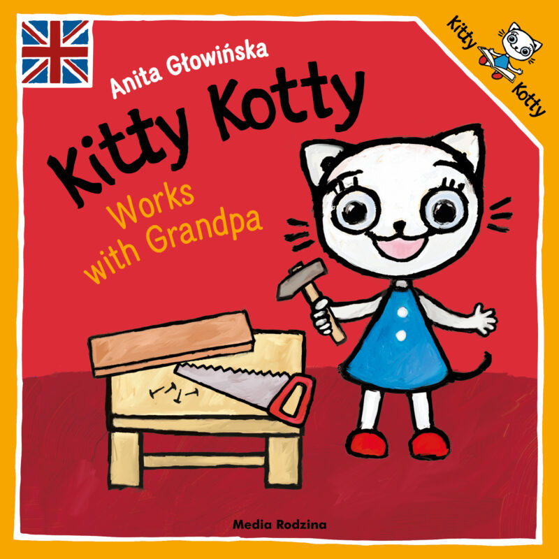 Kitty Kotty works with Grandpa. Kicia Kocia