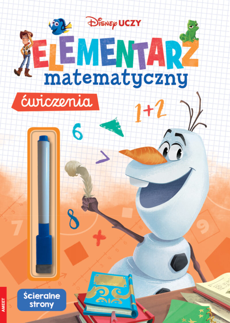 Disney uczy mix Elementarz matematyczny Ćwiczenia USM-9302