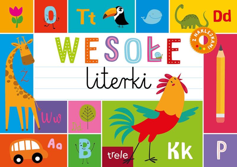 Wesołe literki. Blok z tekturą