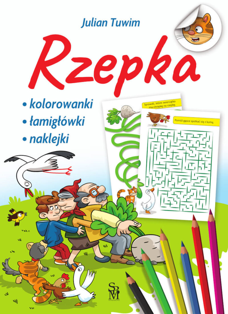 Rzepka z naklejkami