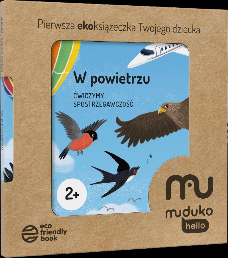 W powietrzu. Ćwiczymy spostrzegawczość 2+ Pierwsza ekoksiążeczka Twojego Dziecka