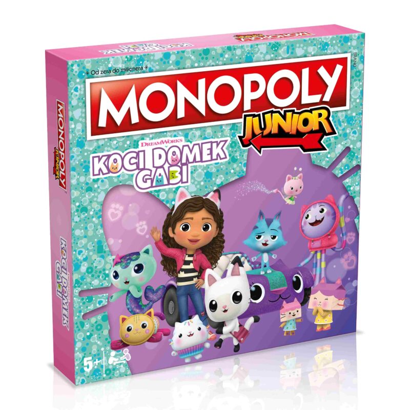 Gra Monopoly Junior Koci Domek Gabi