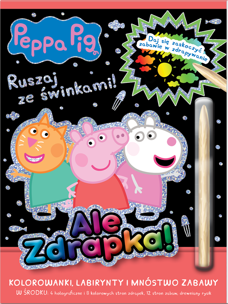 Ruszaj ze świnkami. Świnka Peppa. Ale zdrapka!