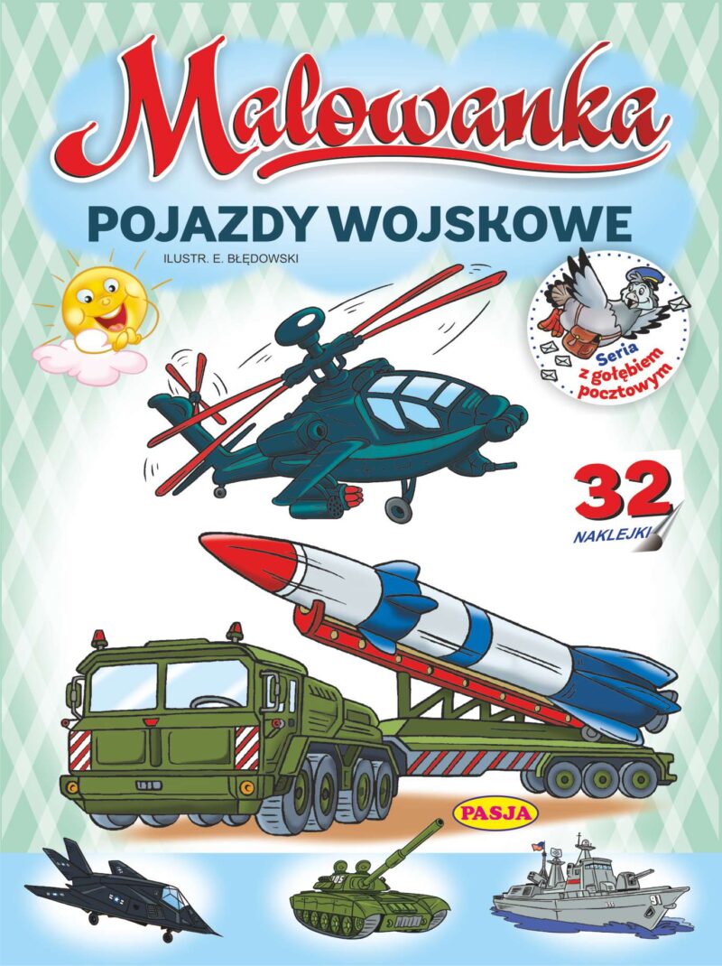 Pojazdy wojskowe. Malowanka