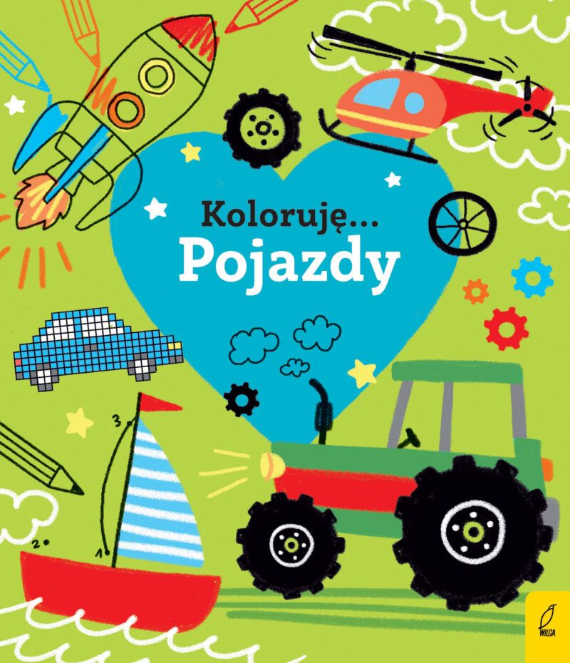 Kocham pojazdy. Koloruję