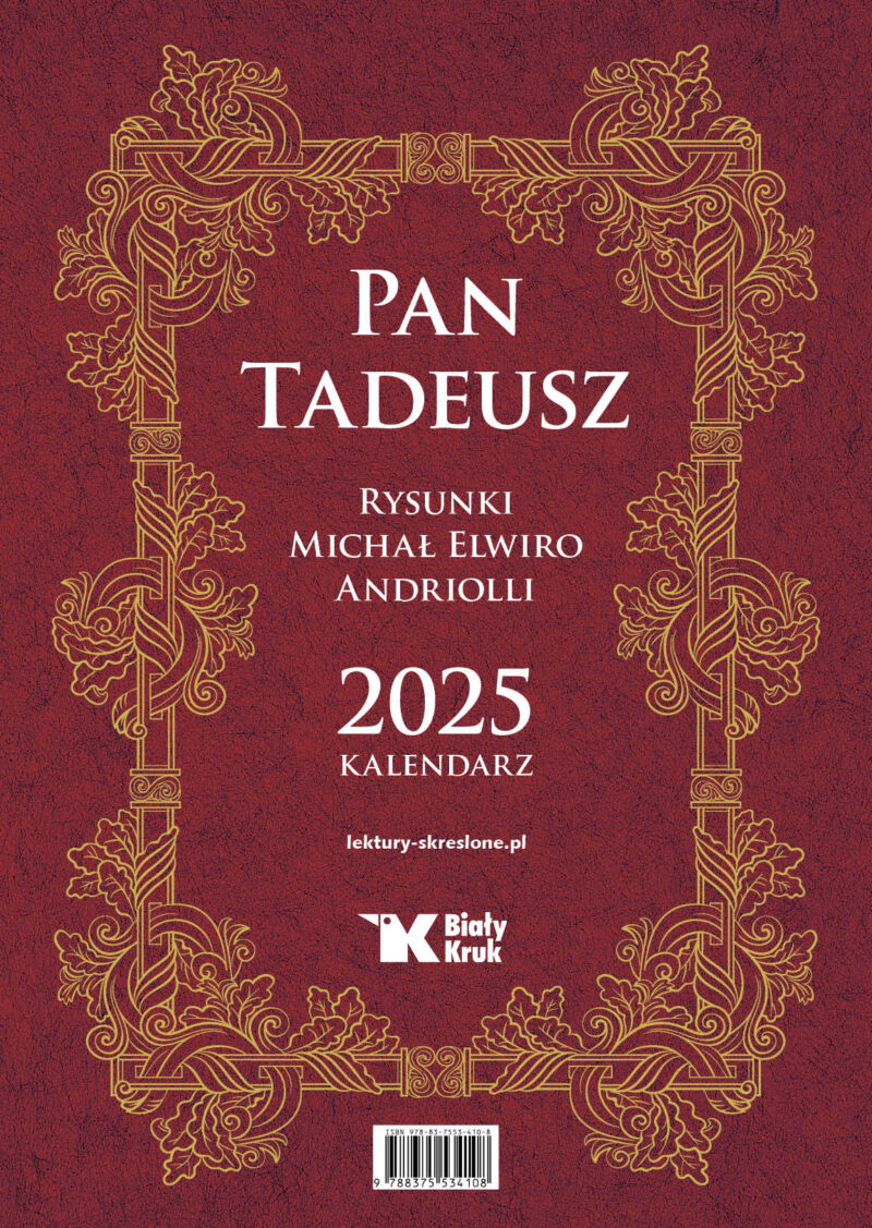 Kalendarz 2025 Pan Tadeusz