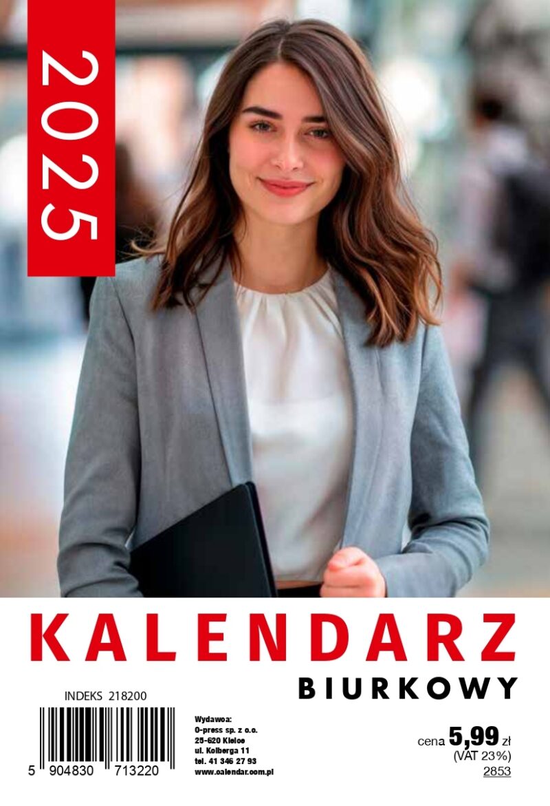 Kalendarz 2025 biurkowy A5