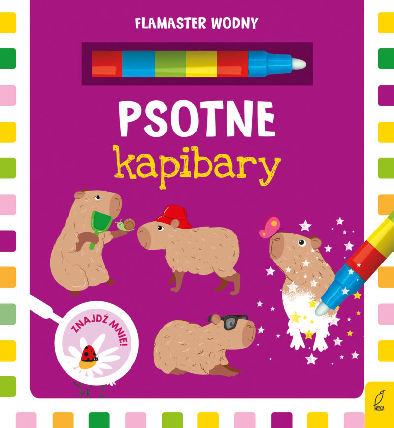 Psotne kapibary. Flamaster wodny