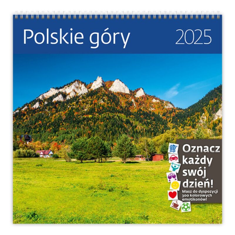 Kalendarz 2025 Polskie Góry ścienny