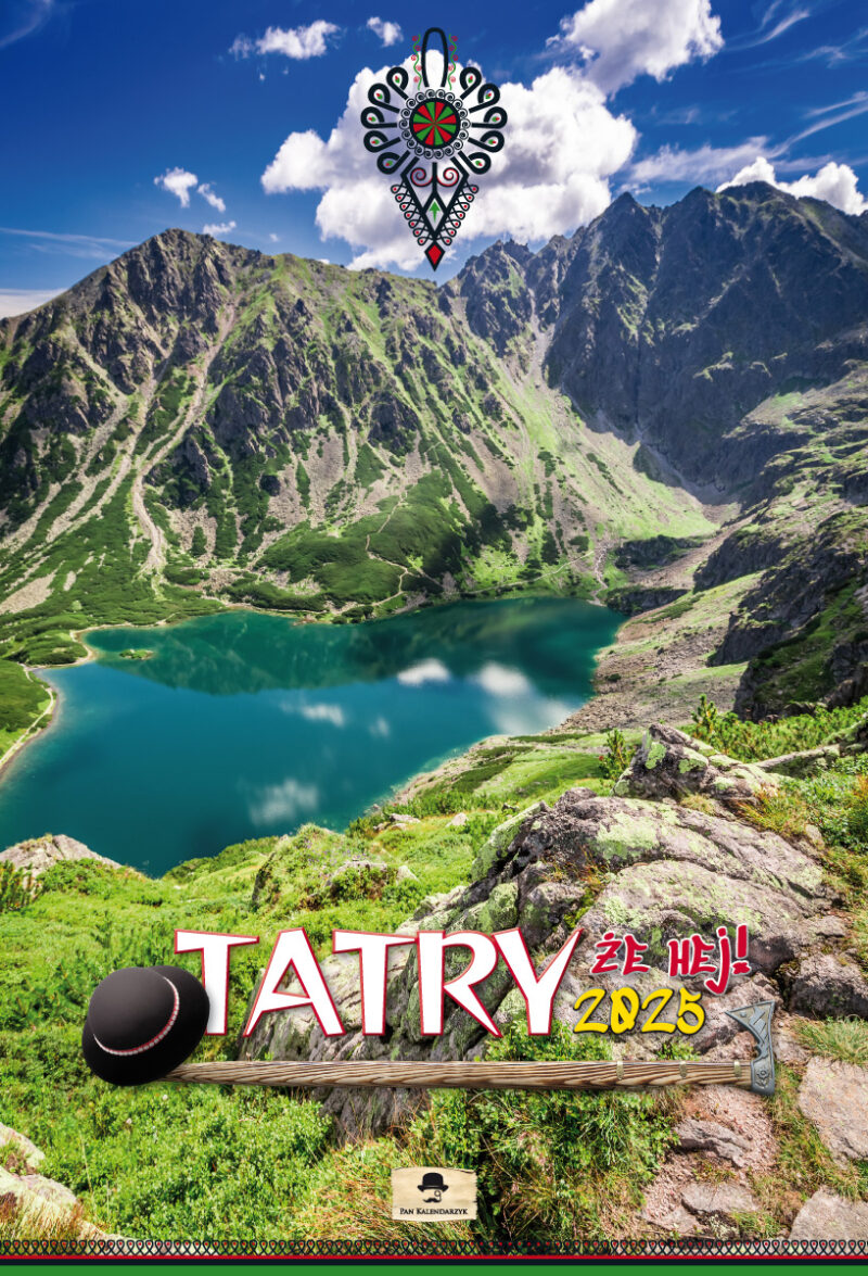 Kalendarz 2025 Tatry że hej! ścienny  A3-V.1