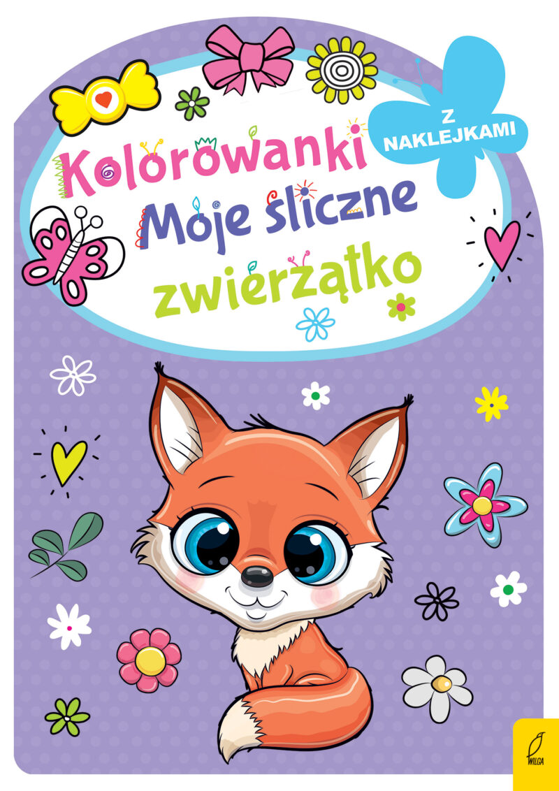 Moje śliczne zwierzątko. Kolorowanka z wykrojnikiem