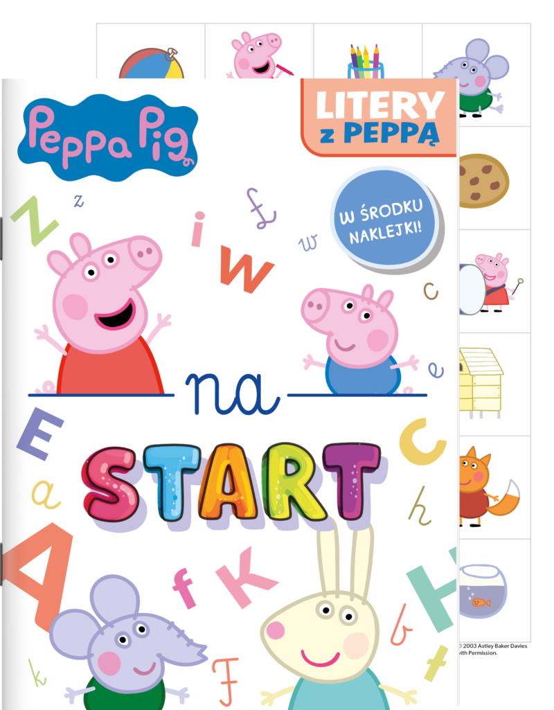 Litery z Peppą. Świnka Peppa. Na start 6