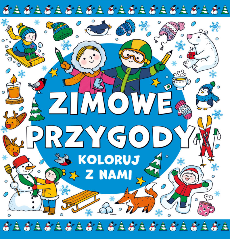 Zimowe przygody. Koloruj z nami