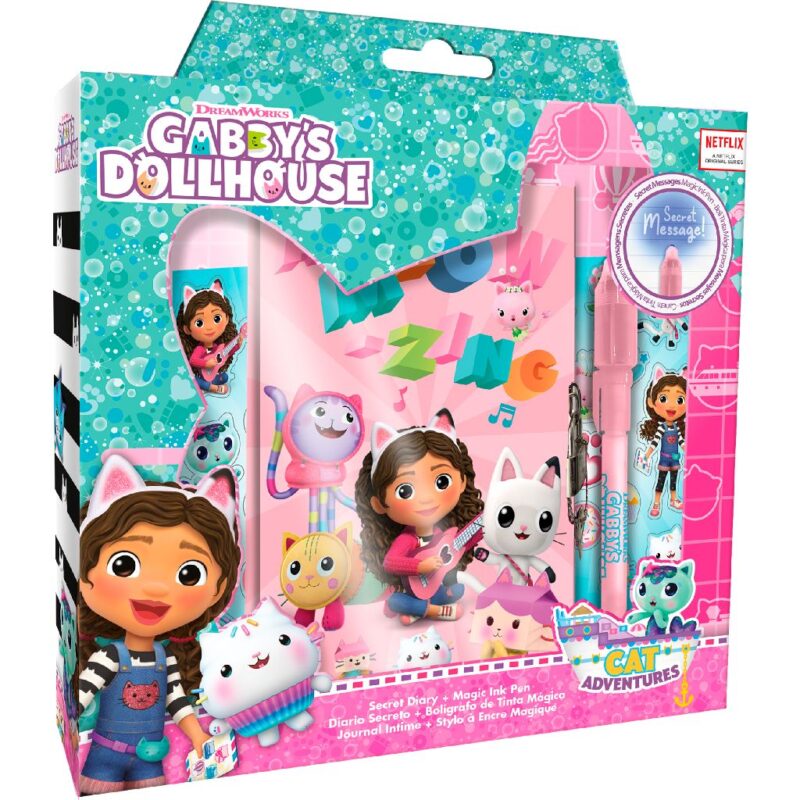 Pamiętnik z magicznym długopisem Gabby's Dollhouse