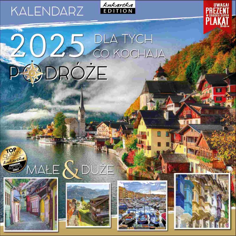 Kalendarz 2025 Classic Podróże