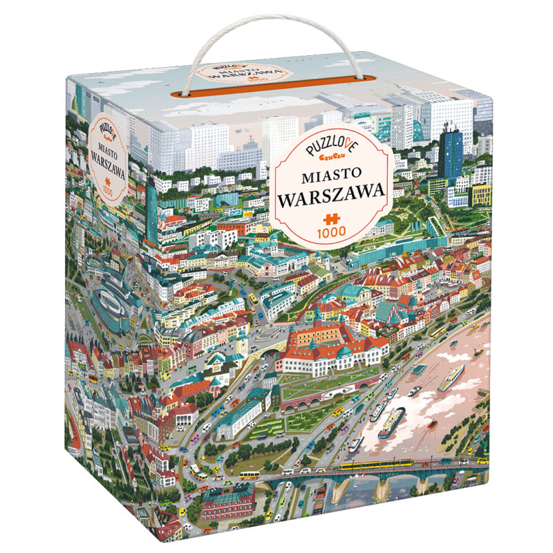 Puzzle 1000 Puzzlove rodzinne Miasto Warszawa CzuCzu