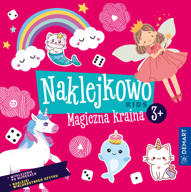 Naklejkowo Kids. Magiczna kraina 3+