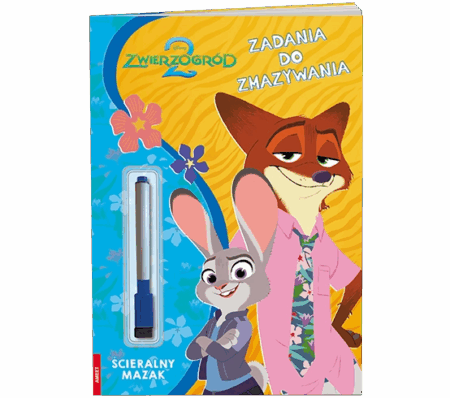 Disney Zwierzogród 2 Zadania do zmazywania PTC-9115