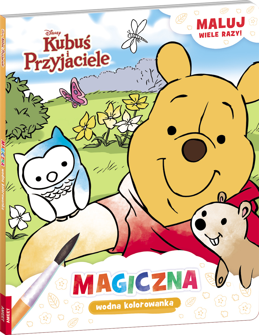 Disney Kubuś i przyjaciele. Magiczna wodna kolorowanka