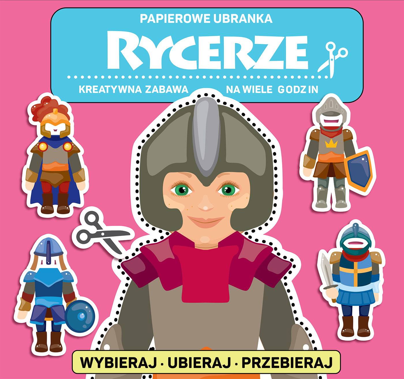 Rycerze. Papierowe ubranka