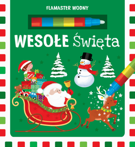 Wesołe Święta. Flamaster wodny