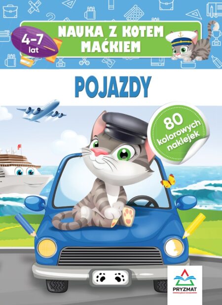 Pojazdy. Nauka z kotem Maćkiem