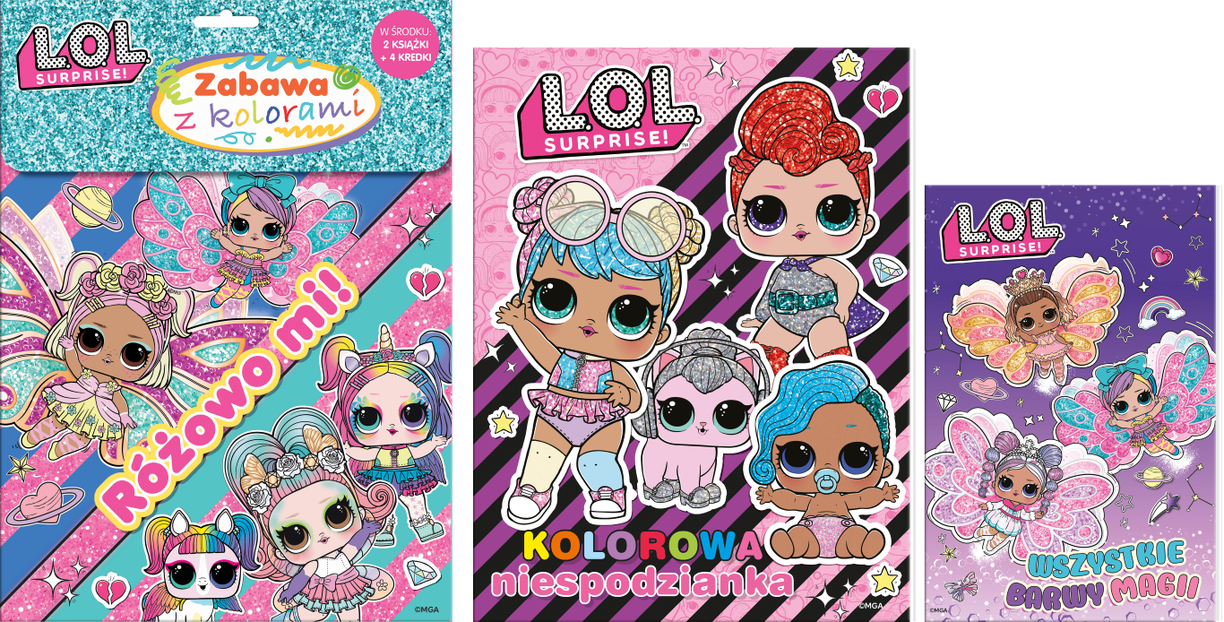 Różowo mi!. L.O.L. Surprise!. Zabawa z kolorami