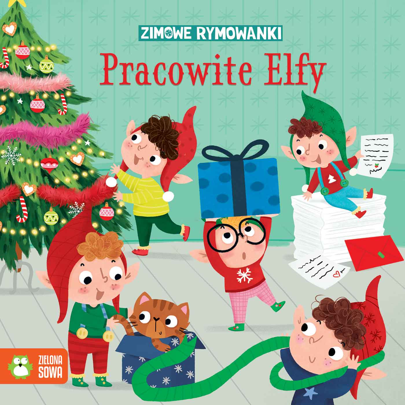 Pracowite elfy. Zimowe rymowanki