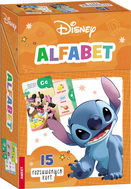 Disney mix. Karty Alfabet