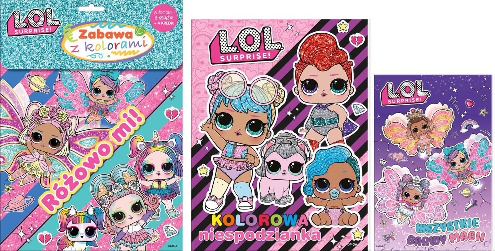 Różowo mi!. L.O.L. Surprise!. Zabawa z kolorami